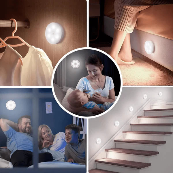 Pack 4 Luces LED con Sensor de Movimiento Automático