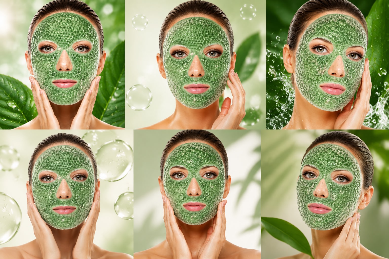 Máscara Facial Gel Frío Calor Terapia