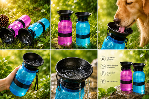 Botella de Agua Portátil para Mascota