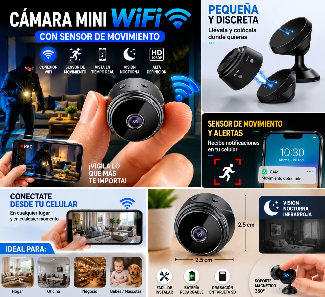 Mini Camara Go PRO™
